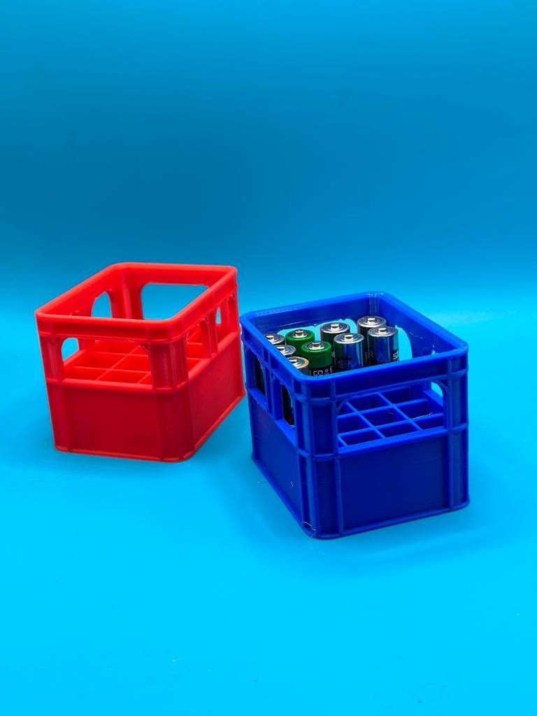 Batterie Bierkisten für AA Batterien und AAA Batterien / Getränkekiste / Batterie Kasten / ordentlich organisieren / schöne bunte Geschenke