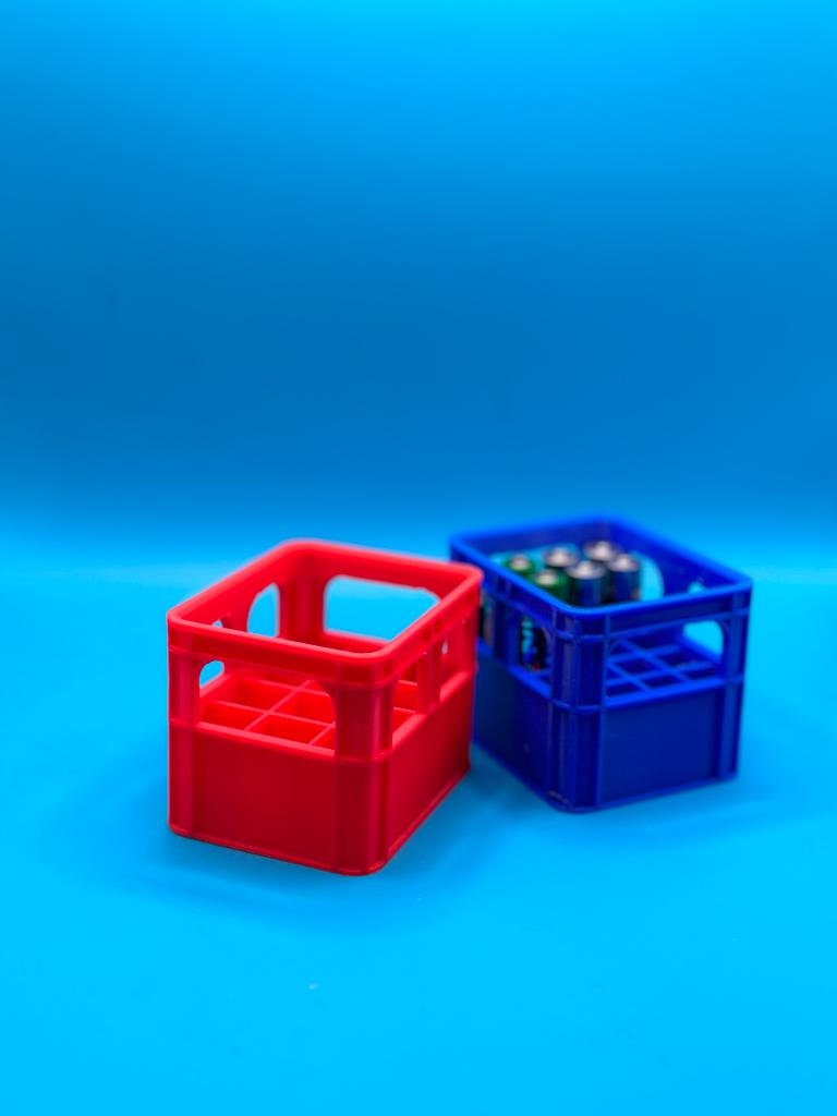 Batterie Bierkisten für AA Batterien und AAA Batterien / Getränkekiste / Batterie Kasten / ordentlich organisieren / schöne bunte Geschenke