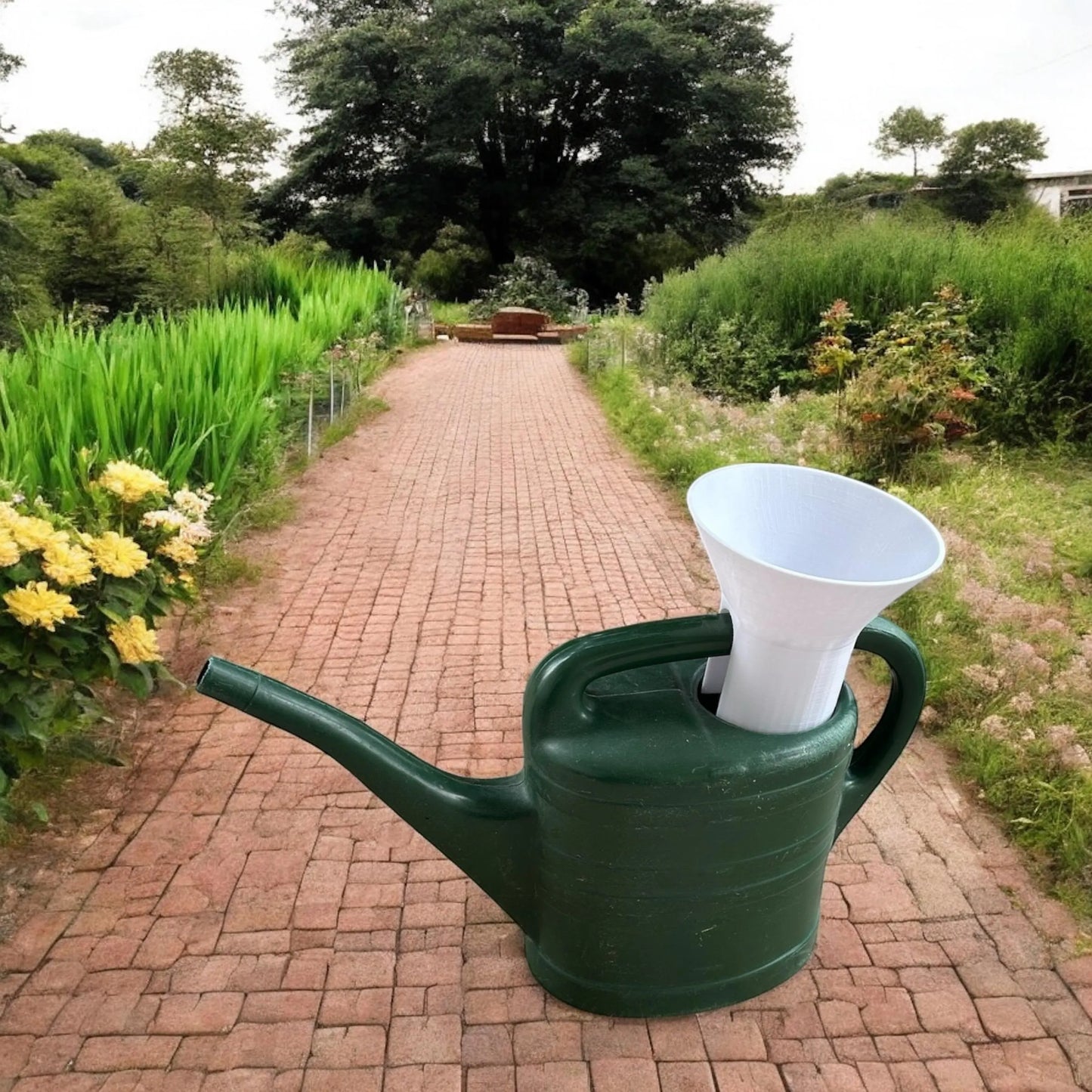 Gießkannentrichter für 10l/5l/3l Gießkanne Garten Zubehör für den Sommer / Praktische Einfüllhilfe für Gartenfreunde / Grün /Schwarz/Weiß