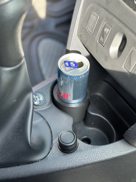Praktischer sicherer Adapter für Redbull oder Cola Dosen/Getränkehalter fürs KFZ/verschiedene Größen / perfektes Geschenk/Dosenadapter/gift